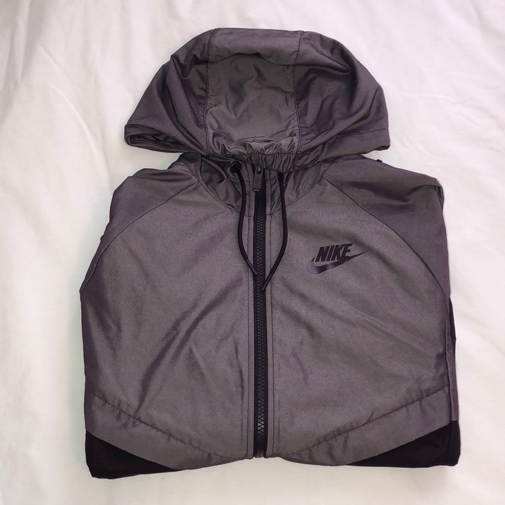 Purple Reflective Nike Windbreaker